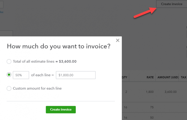 cas you enter a contract amount in quickbooks for mac and then draw down the balance?